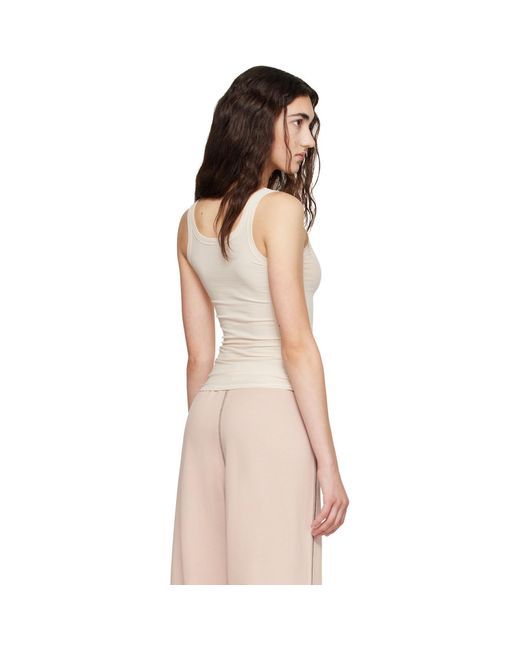 Baserange Natural Off- Heart Tank Top