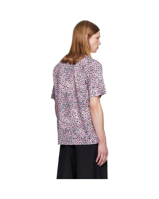 Dries Van Noten Purple Regular Fit Cotton T-Shirt for men
