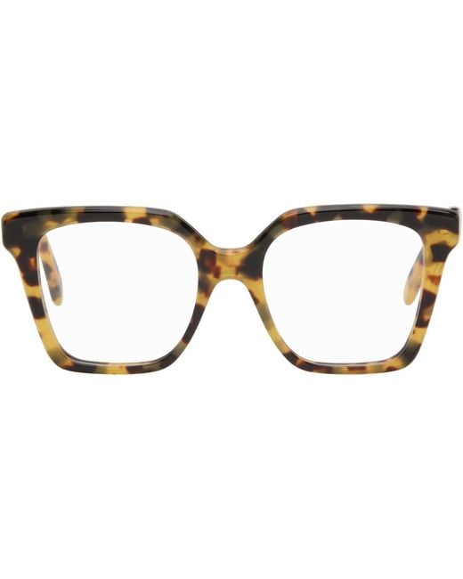 Loewe Black Slim Glasses for men