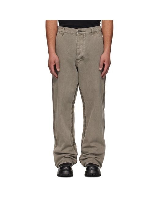 ALEXANDER DIGENOVA Multicolor Underground Taped Seam Trousers for men