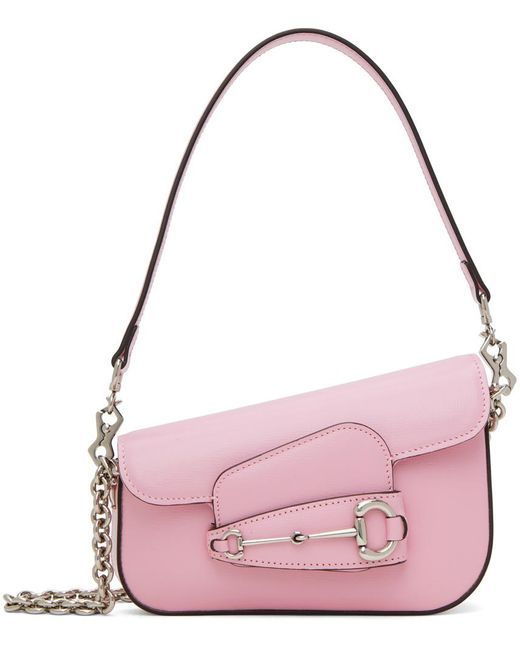 Gucci Pink Horsebit 1955 Mini Shoulder Bag