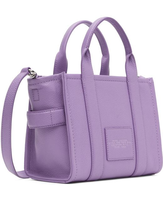 Marc Jacobs Purple 'the Leather Small Tote Bag' Tote