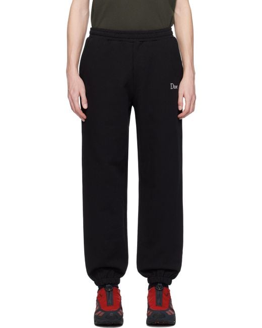 メンズ Dime ブラック Classic Small Logo スウェットパンツ Black