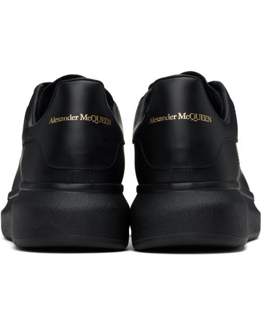 メンズ Alexander McQueen ブラック Oversized スニーカー Black