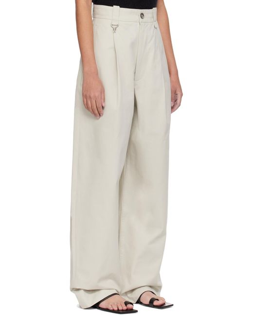 Eytys White Scout Trousers