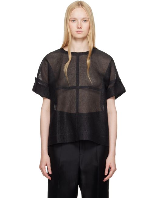 Issey Miyake Black Papyrus T-Shirt