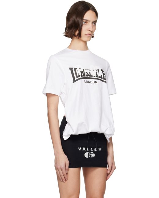 ヘルノ　ホワイト バックオープン Tシャツ 6.6オンス オープンエンドコンフォートTシャツ | メンズ | 1枚