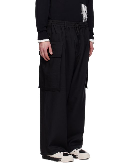 メンズ Y-3 ブラック Sport Uniform カーゴパンツ Black