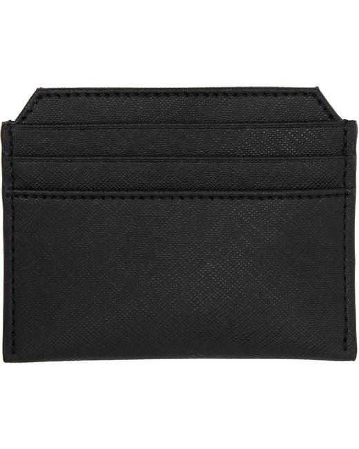 Vivienne Westwood Black Slim Orb Card Holder for men