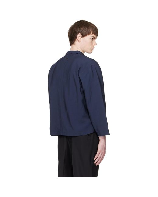 KENZO Blue Paris Kimono Jacket for men
