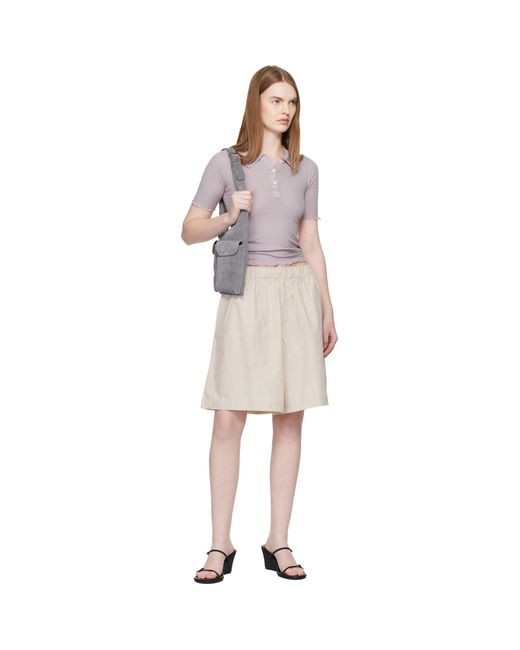 Baserange Natural Claude Shorts