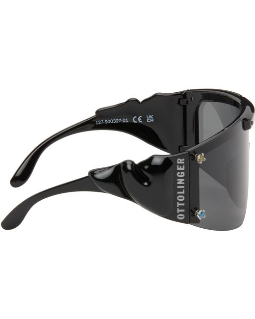 OTTOLINGER Gray Gem-Stud Knotted Sunglasses
