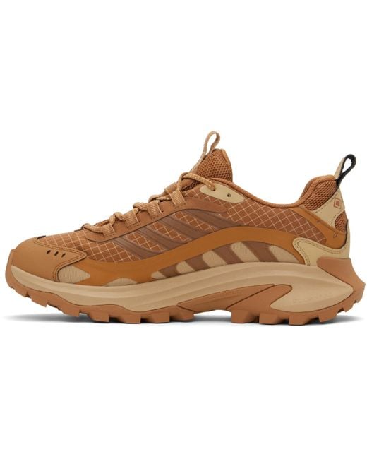 Merrell Black Tan Moab Speed 2 Gore-Tex Bl Sneakers for men
