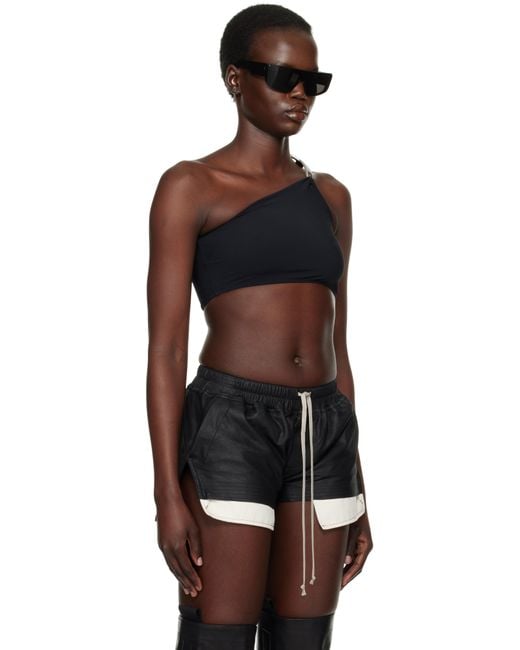 Rick Owens Black Hollywood Hydra Bikini Top
