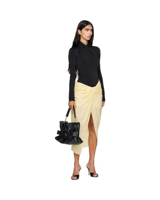 Balmain Black Medium Anthem Bag