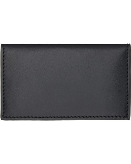 Lanvin Black 'Catch By Two Fold Card Holder for men