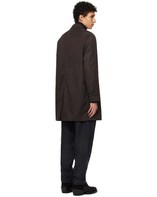 Manteau brun à col classique Nanamica pour homme en coloris Black