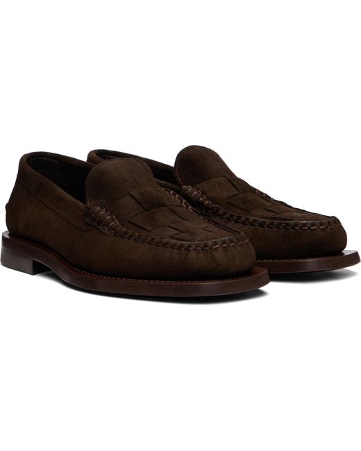 Hereu Brown Nombela Suede Loafers for men