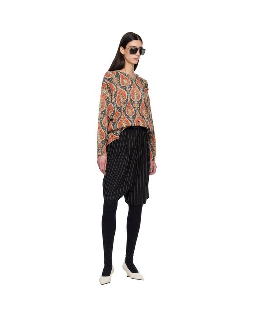 R13 Black Jumbo Tailored Shorts