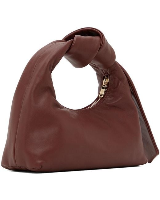 ANINE BING バーガンディ ミニ Grace バッグ ANINE BING Burgundy Mini Grace bag ANINE BING