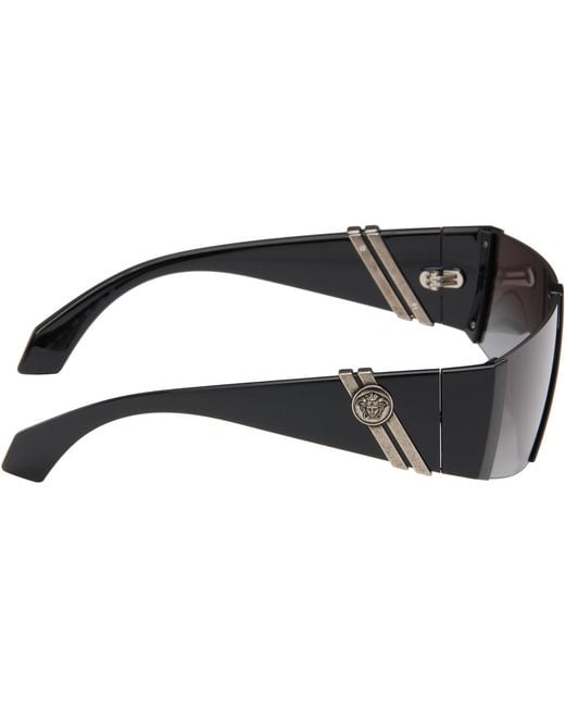 Versace Gray Edge Mask Sunglasses