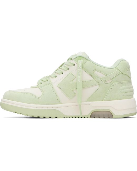 Off-White c/o Virgil Abloh Green 'Out Of Office' Sneakers