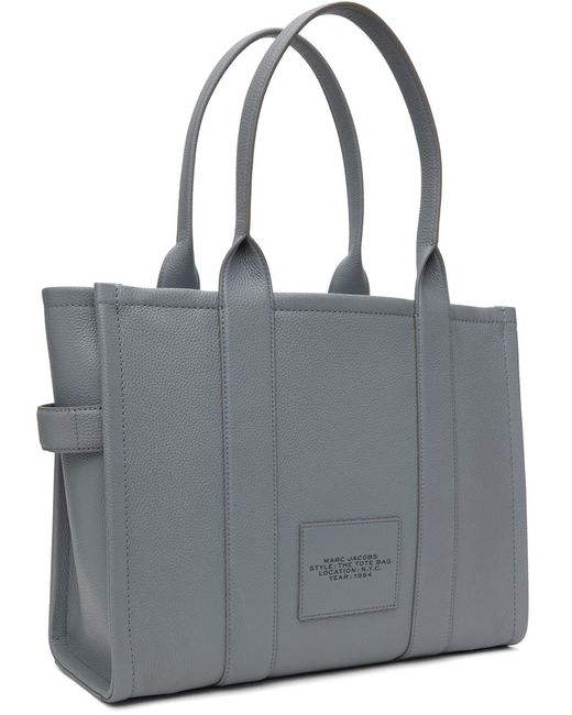 Marc Jacobs Gray 'the Leather Large' Tote