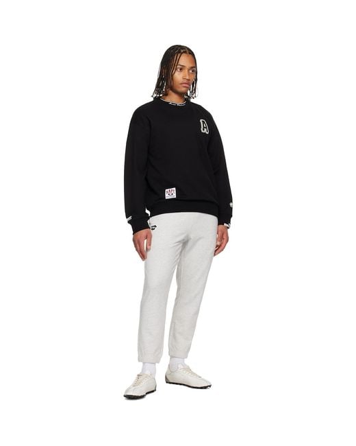 Aape By A Bathing Ape White Logo Patch Sweatpants for men