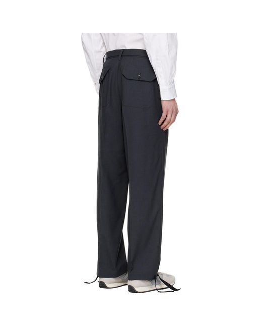 Sacai Black Suiting Trousers for men