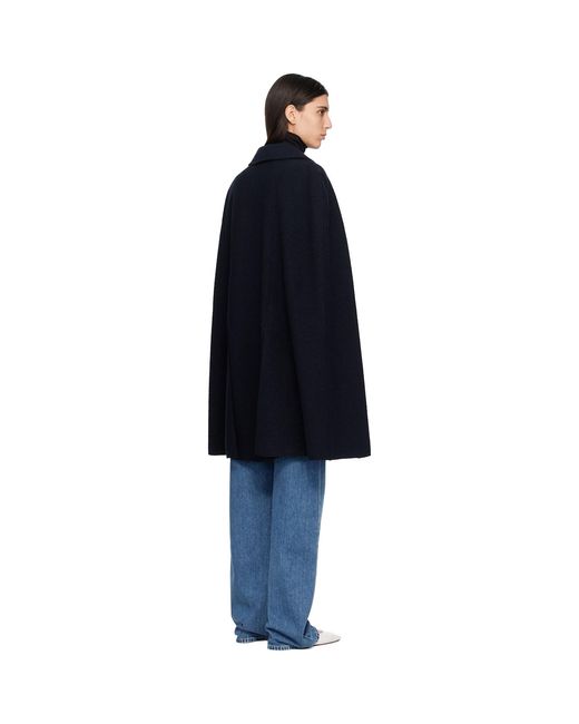Totême  Black Cape Coat