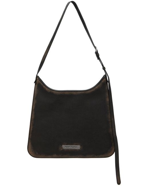 Acne ブラウン Platt バッグ Black