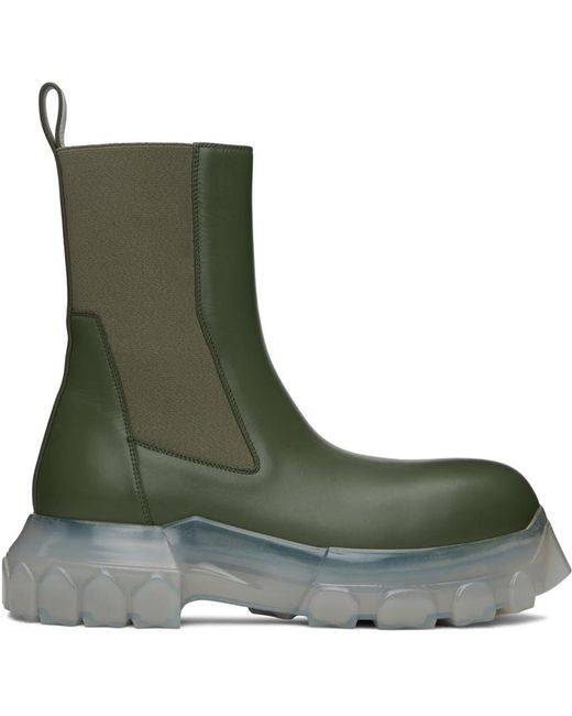 メンズ Rick Owens ーン Beatle Bozo Tractor チェルシーブーツ