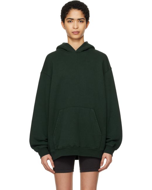 Pull À Capuche Surdimensionné Vert Skims en coloris Black