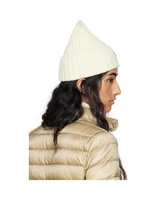 Moncler Natural Wool Beanie