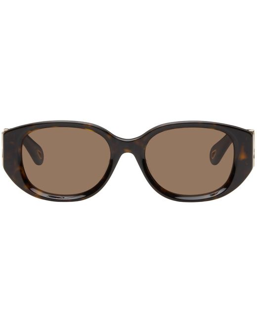 Chloé Black Tortoiseshell Marcie Sunglasses