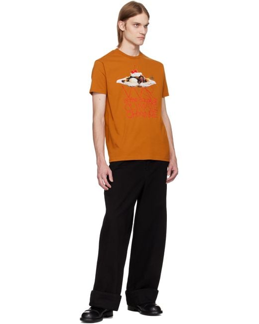 Vivienne Westwood Banana Split Classic T-shirt in Orange for