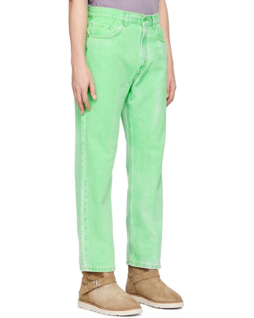 NOTSONORMAL Green High Jeans for men