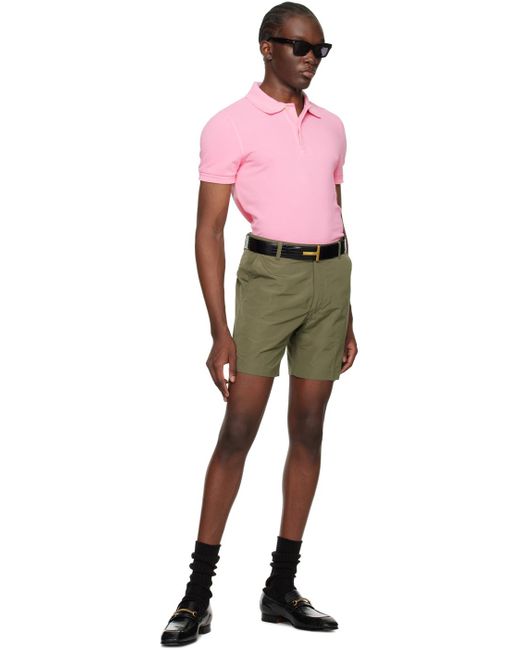 メンズ Tom Ford Tennis ポロシャツ Pink