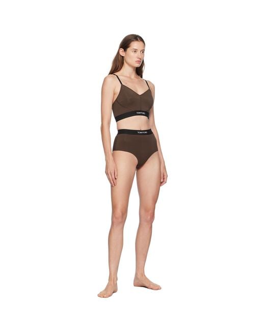Tom Ford Black Modal Signature Bralette