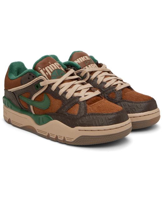 Nike Black Nigo Edition Air Force 3 Low Sp Sneakers for men