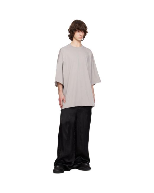 Rick Owens Gray Off- Temple Tommy T-Shirt for men