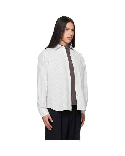 mfpen White Generous Shirt for men