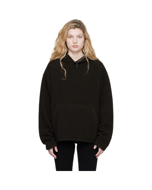 Rier Black Fleece Hoodie