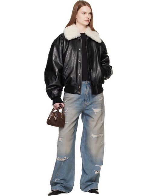 Amiri Black Micro Ma Bowling Bag