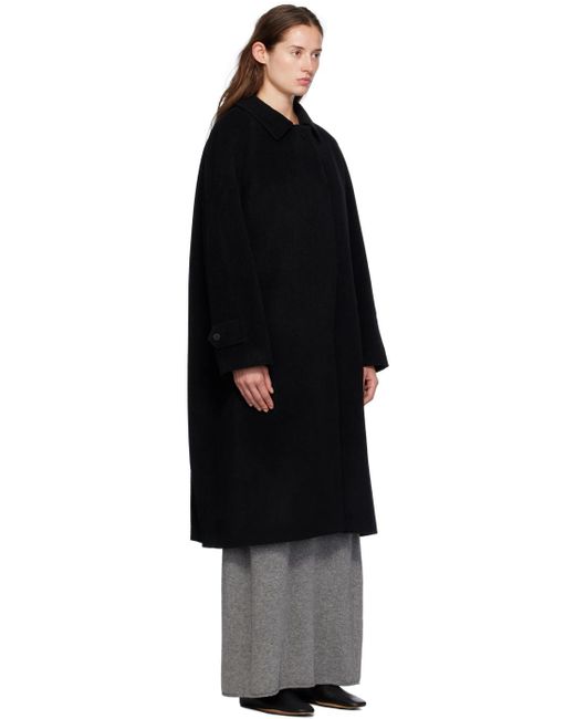 LE17SEPTEMBRE Black Raglan Coat