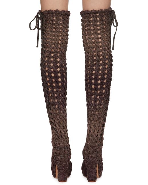 Isa Boulder Black Ssense Exclusive Spiralcable Tall Boots
