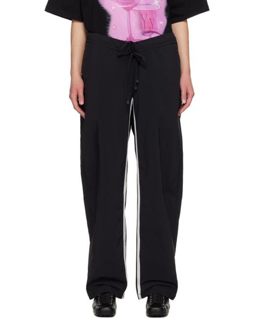 OPEN YY Black Ssense Exclusive Drawstring Lounge Pants