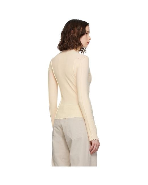 Baserange Natural Off- Omato Turtleneck