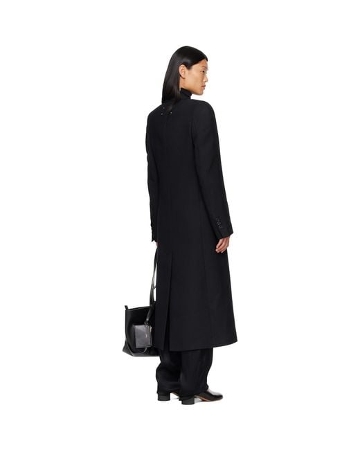 Maison Margiela Black Double Breasted Coat