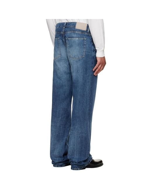Our Legacy Blue Carlson Cut Jeans for men